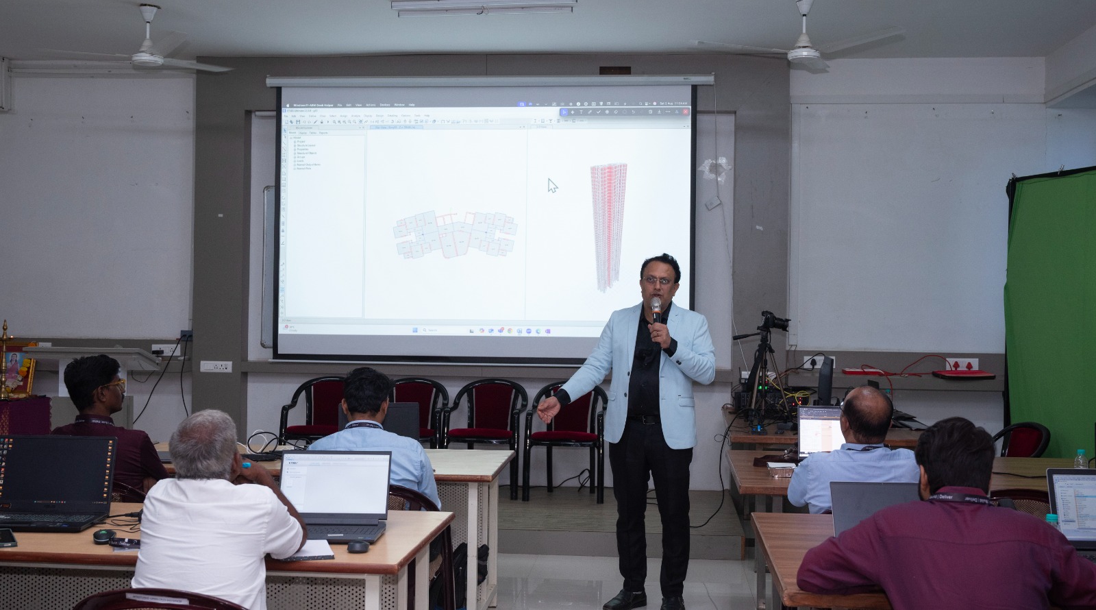 Engineers learning together at E-Construct